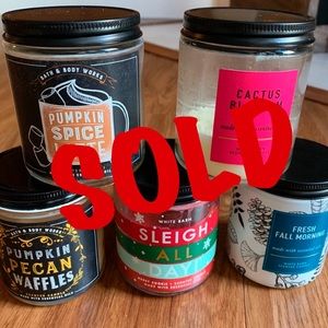 SOLD! BATH & BODY WORKS MINI CANDLE ASSORTMENT X